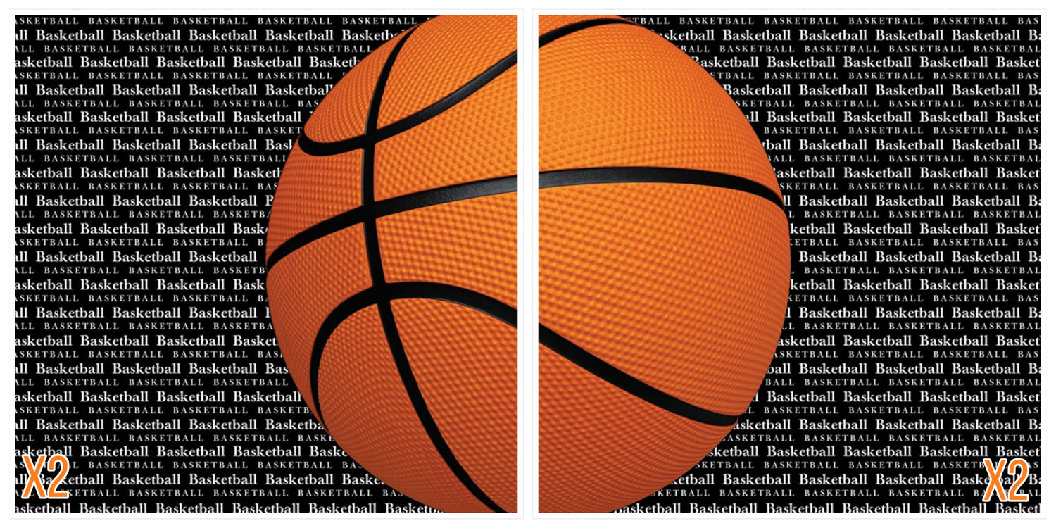 Scrapbook Customs BASKETBALL GO BIG 12”X12” Paper Pack 4pc