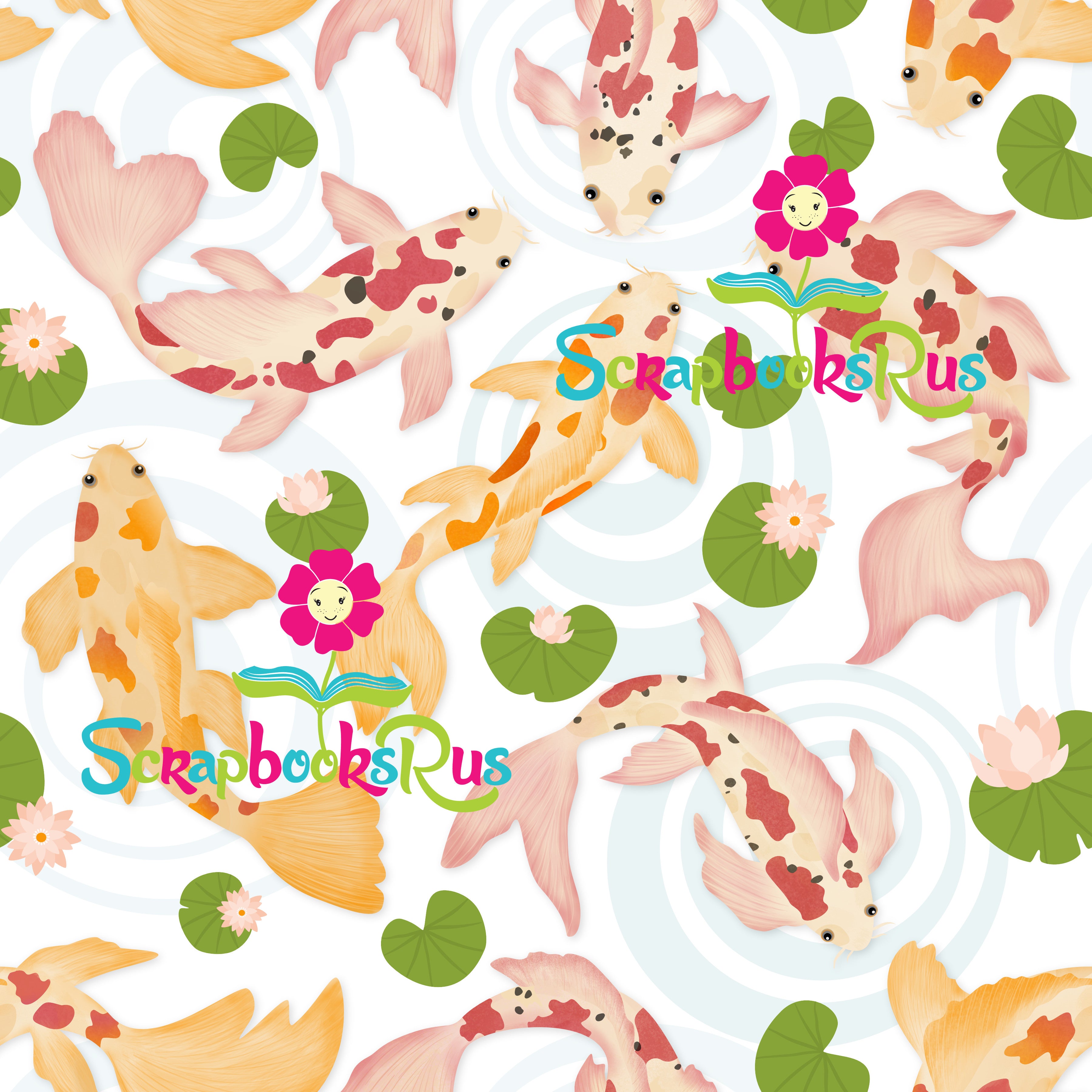 Scrapbooksrus AT THE AQUARIUM PACK 12pc 12"X12" Scrapbook Paper