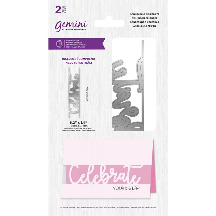 Gemini cutting dies packaging with &