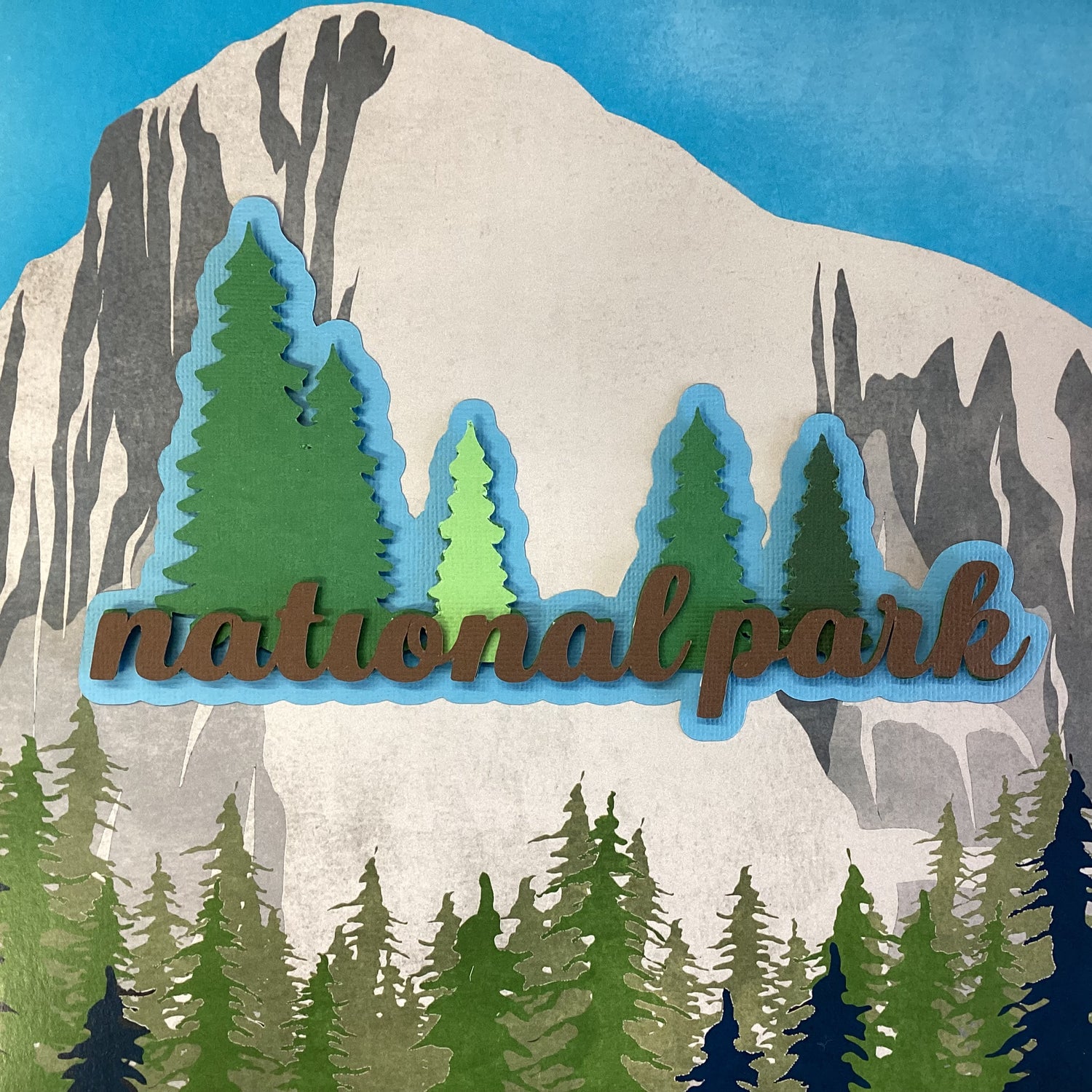 NATIONAL PARK Outdoor Scrapbook Die Cuts