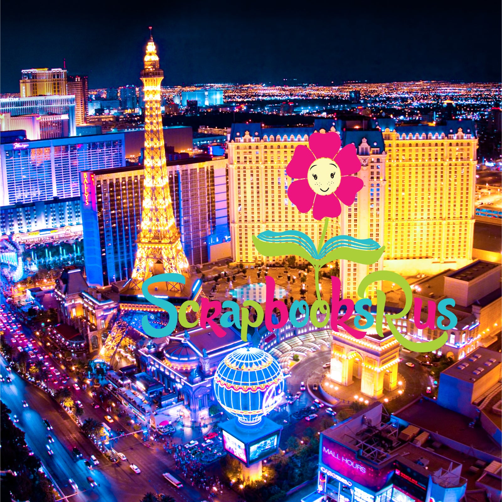 Scrapbooksrus LAS VEGAS KIT 12pc 12"x12" Scrapbook Paper