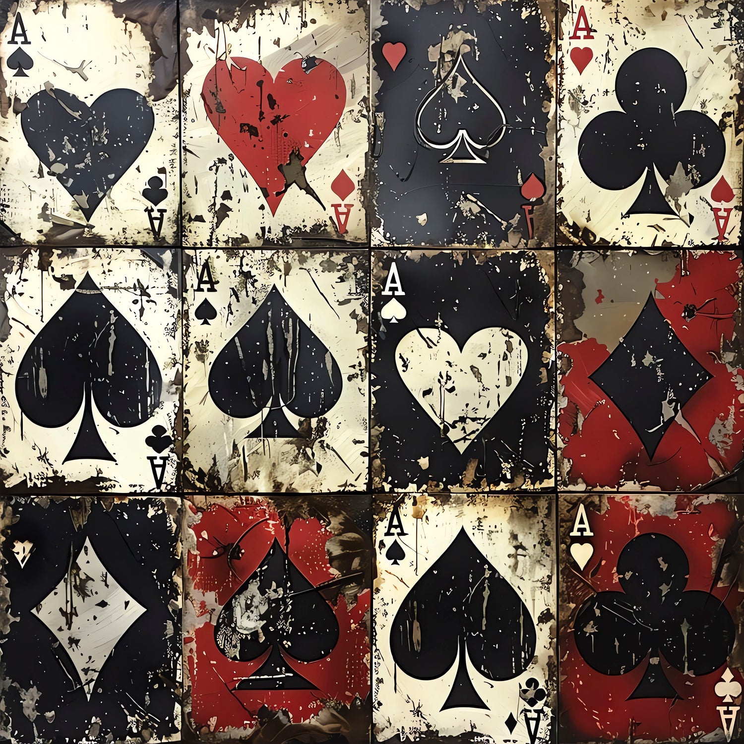 Scrapbooksrus POKER IN THE BASEMENT PACK 12pc 12"X12" Scrapbook Paper