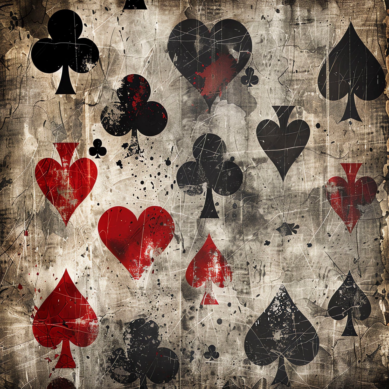 Scrapbooksrus POKER IN THE BASEMENT PACK 12pc 12"X12" Scrapbook Paper