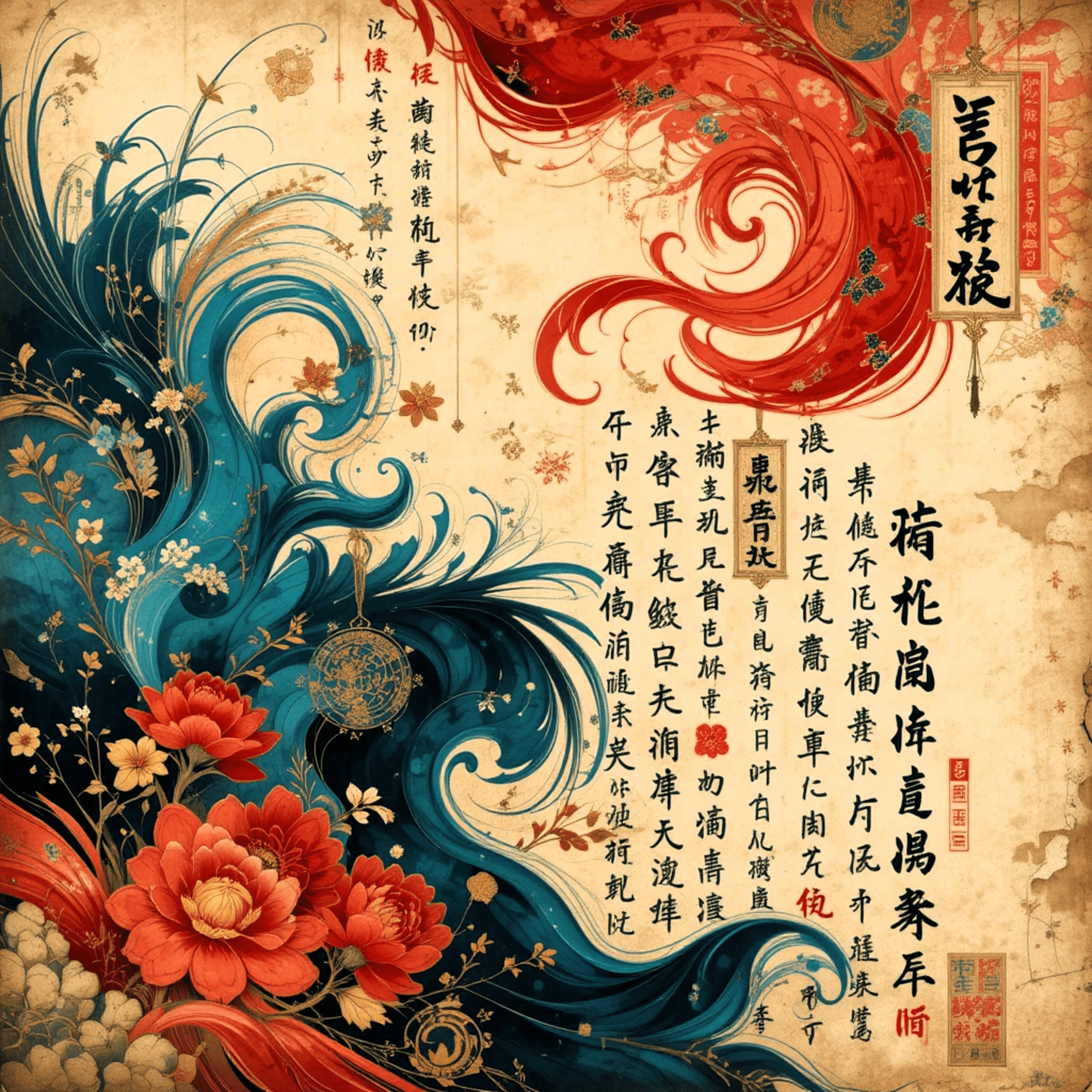 Scrapbooksrus WHISPERS OF OLD JAPAN PACK 12pc 12"X12" Scrapbook Paper