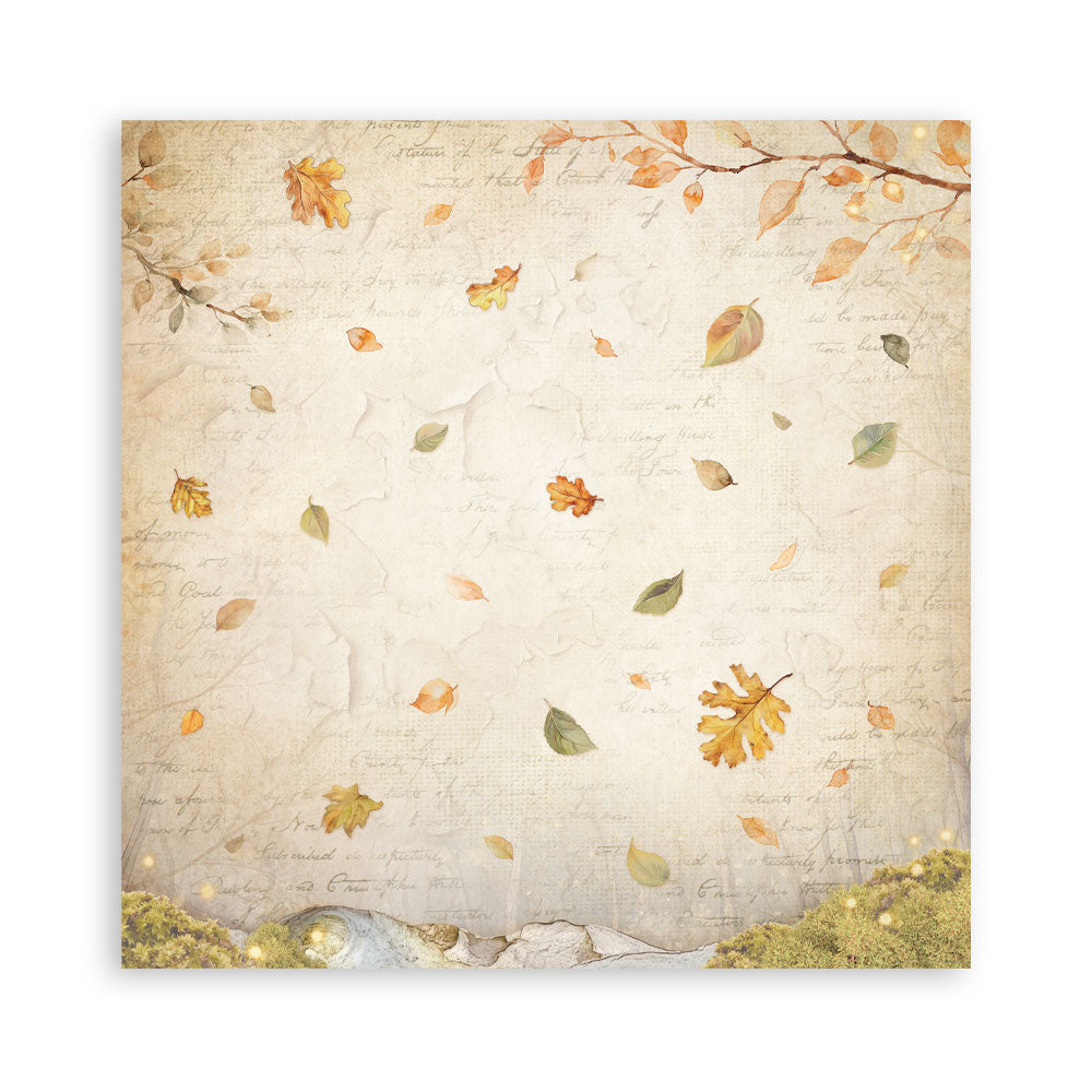 Stamperia Whispering Woods MAXI PAD 12"X12" Scrapbook Paper Pack