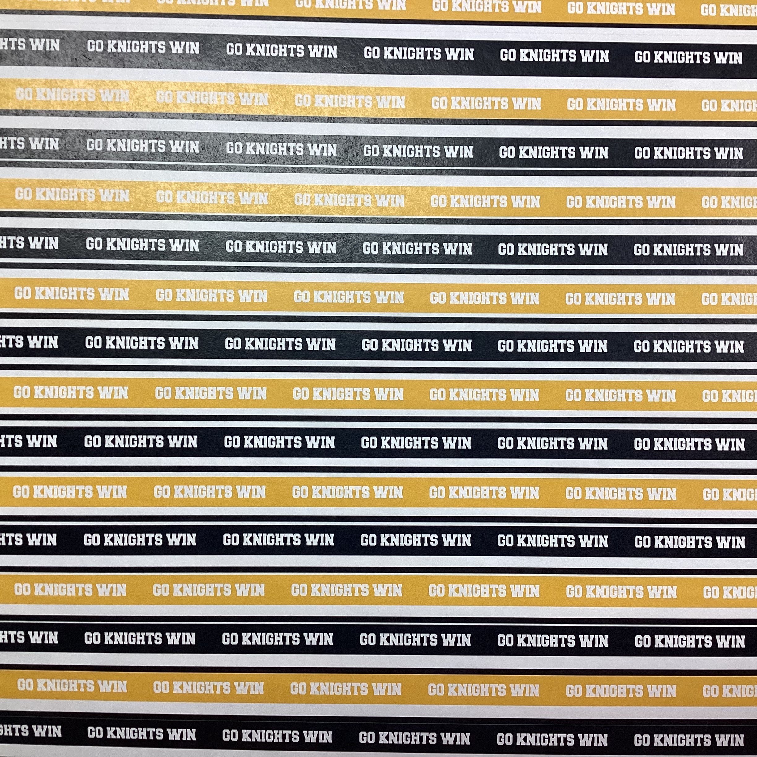 GOLDEN KNIGHTS Stripe 12"X12" Custom Travel Cardstock Sheet LV @Scrapbooksrus