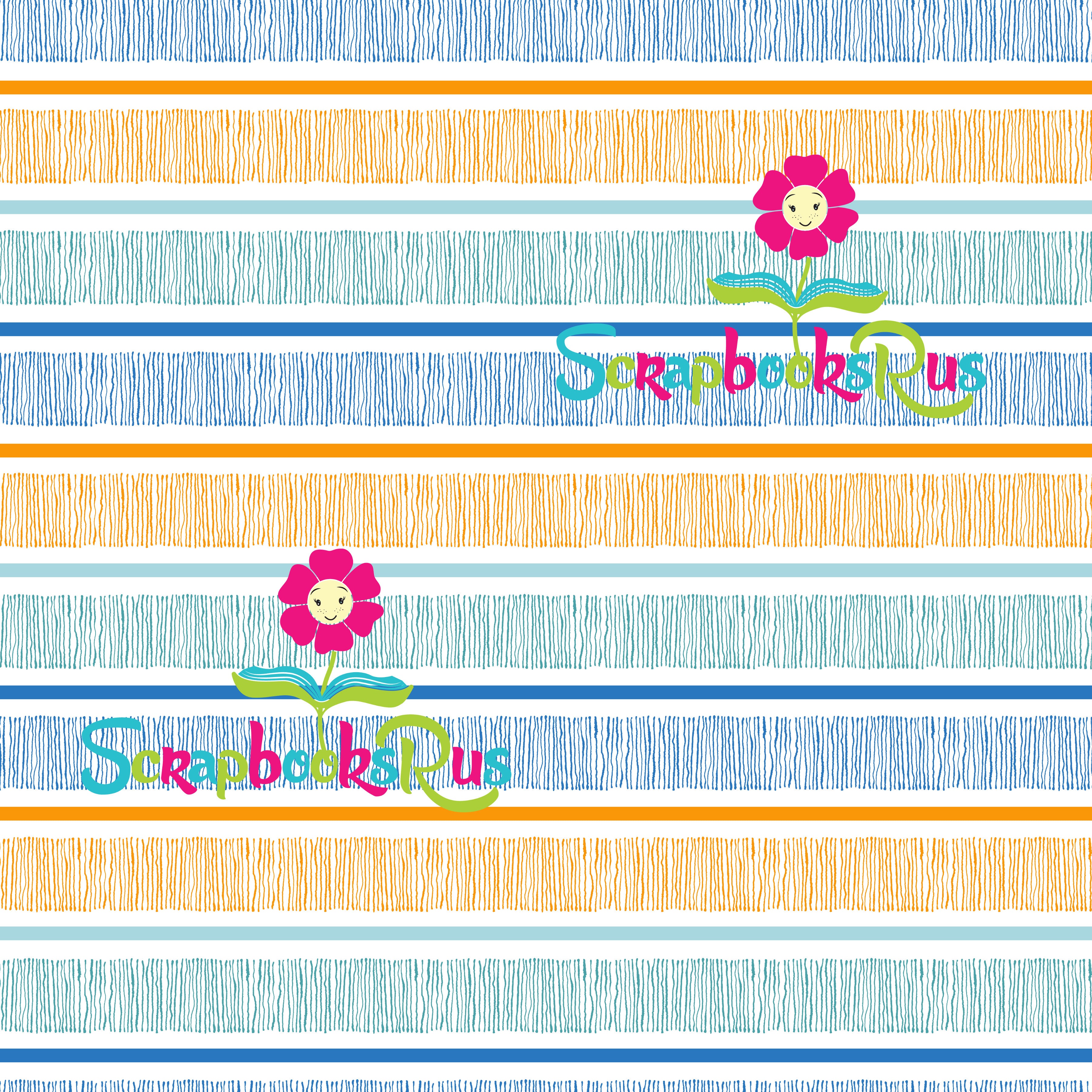 Scrapbooksrus AT THE AQUARIUM PACK 12pc 12"X12" Scrapbook Paper