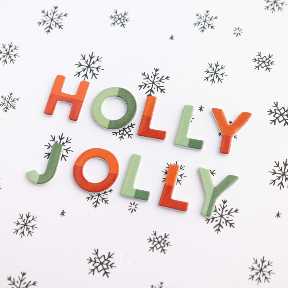 Thickers WARM & COZY Foam And Cardstock Letter Stickers 146pc