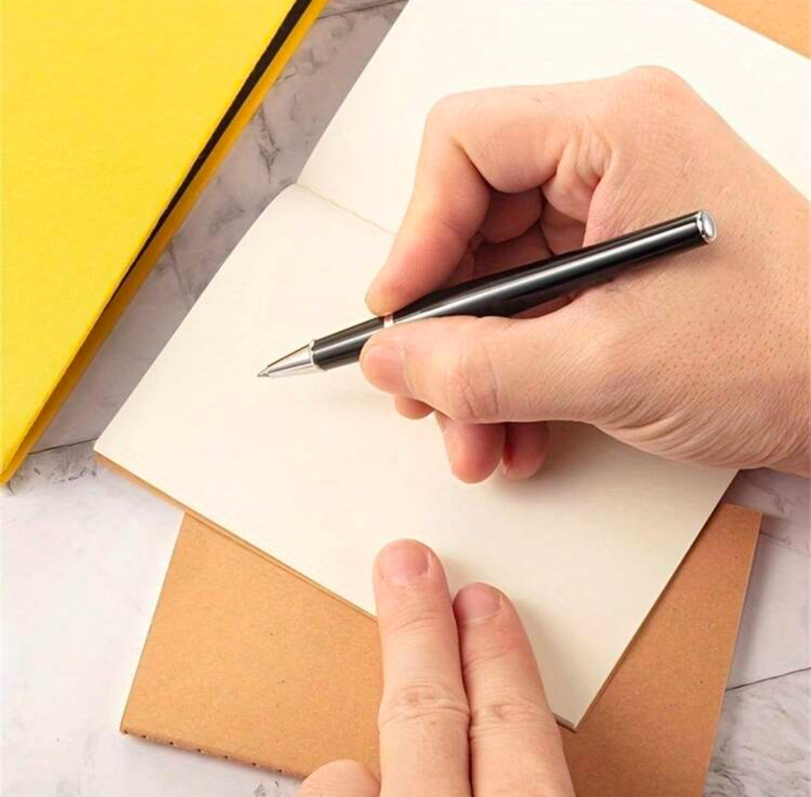 Kraft Paper MINI BLANK NOTEBOOK 5”X3” Diary Memo