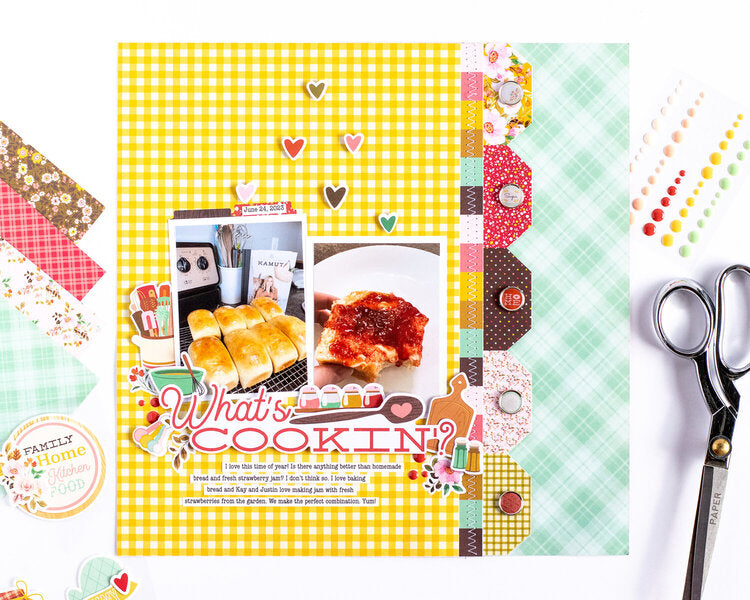 Simple Stories WHAT’S COOKIN’ Page Pieces 16pc