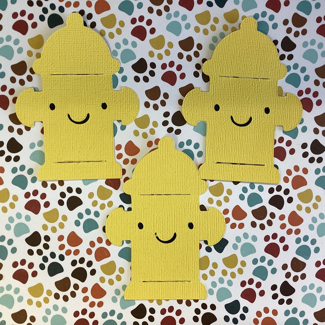 Scrapbooksrus Diecut FIRE HYDRANT Dog 3D Die Cut Embellishment Scrapbook Diecut