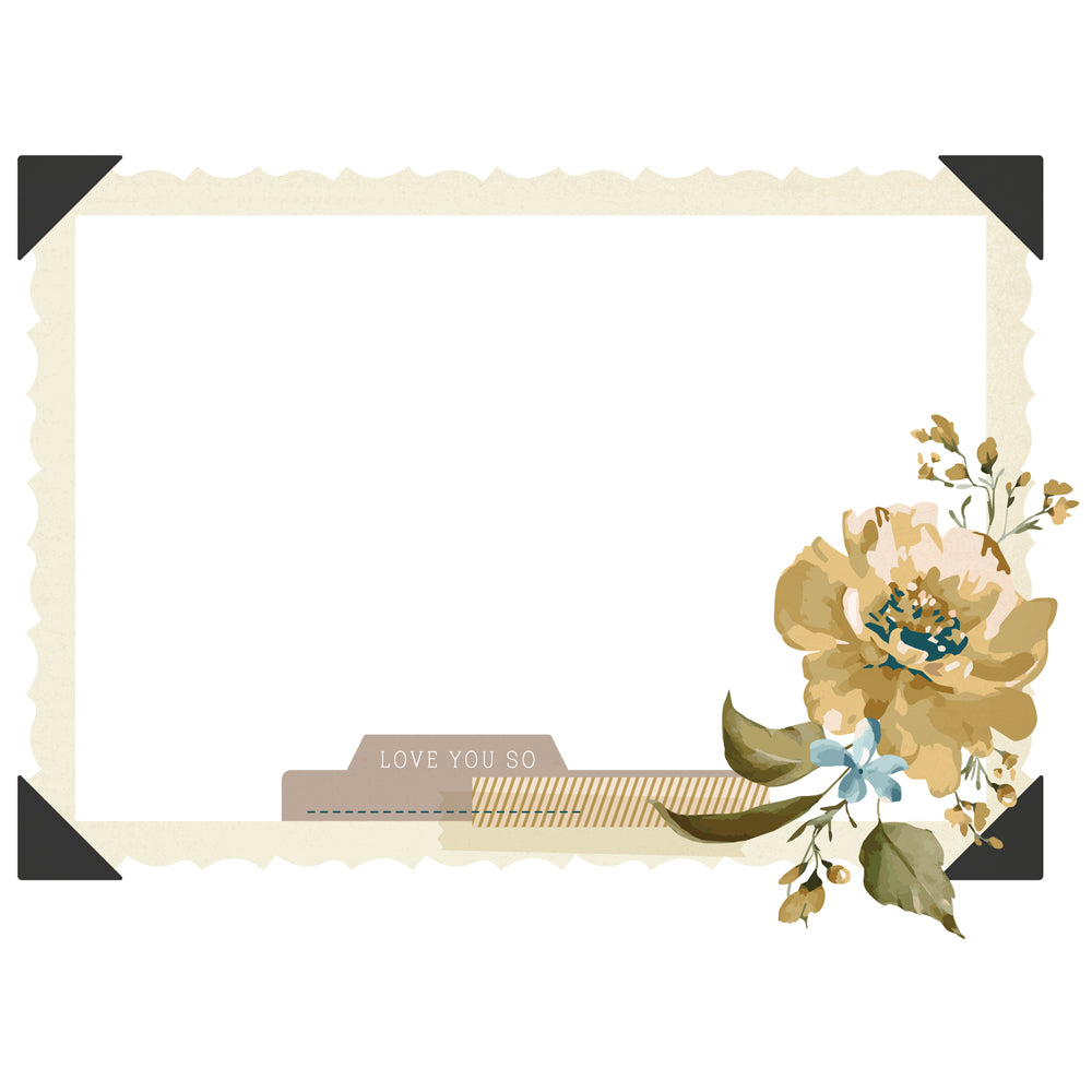 Simple Stories REMEMBER Chipboard Frames 6pc