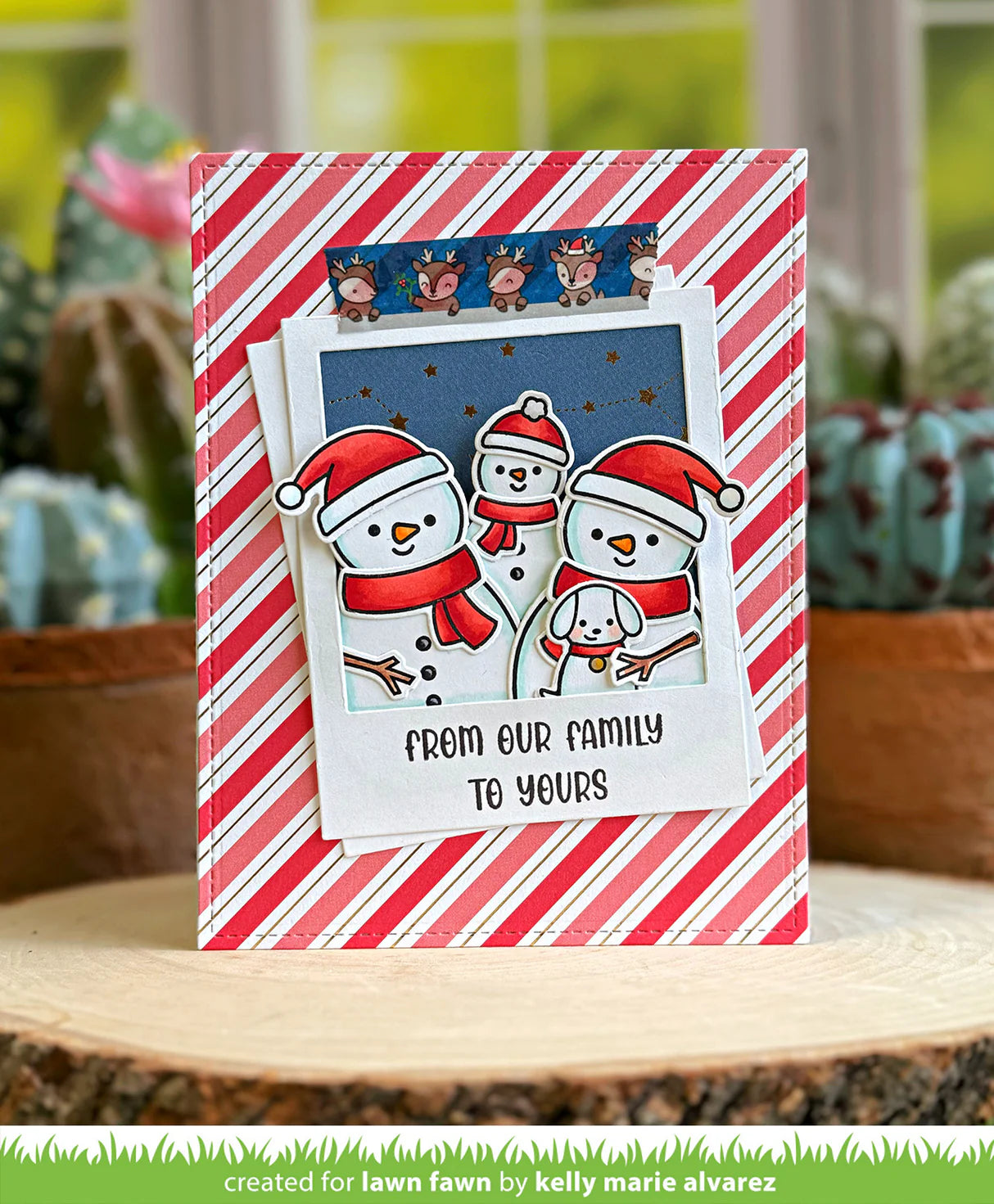 Lawn Fawn CANDY CANE LANE 6"X6" Petite Paper Pack 36pc