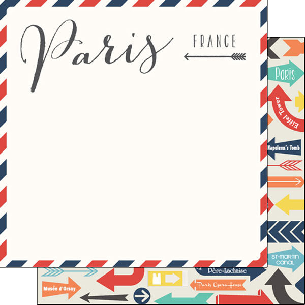 Scrapbooksrus PARIS MEMORIES 12”X12” Scrapbook Kit