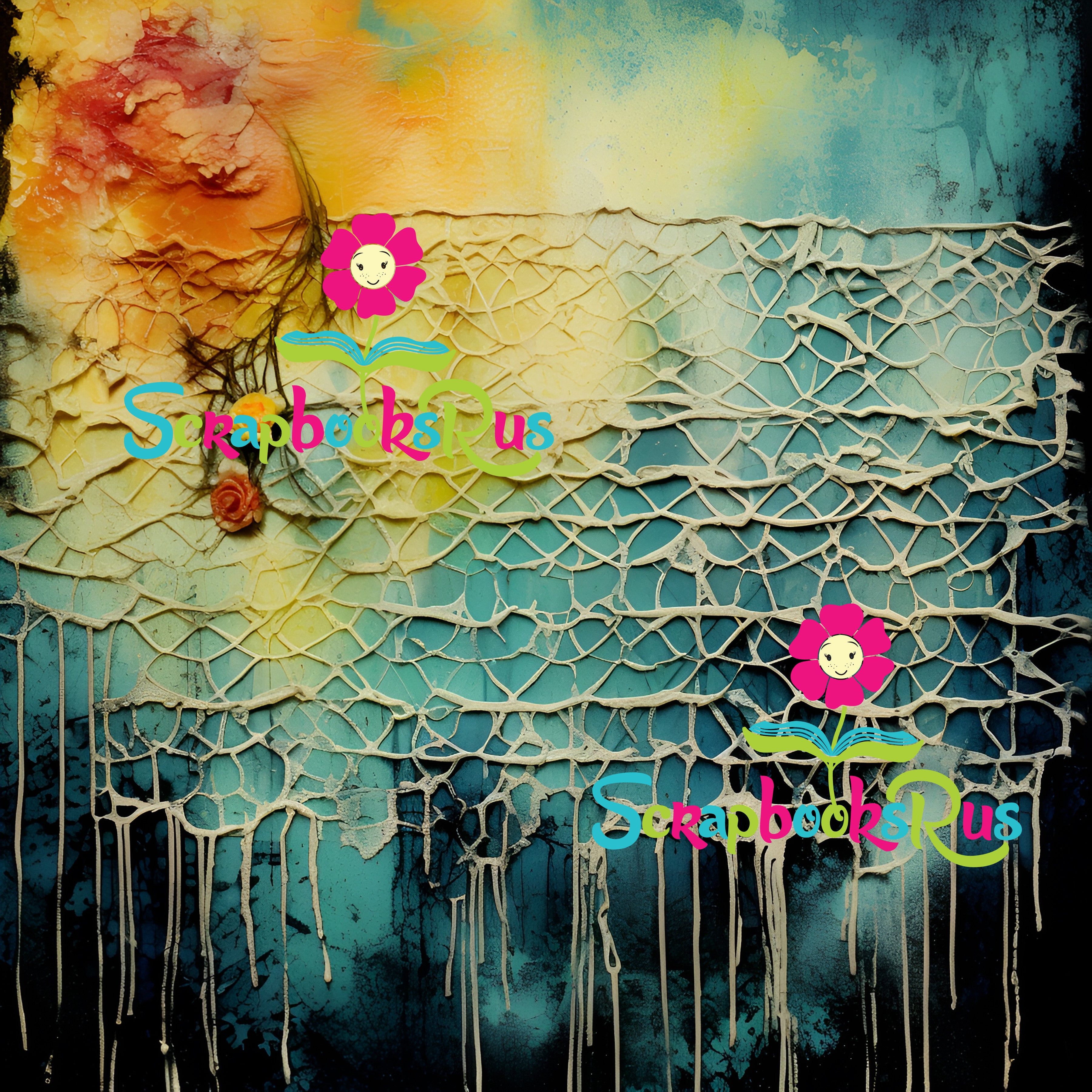 Artistic design with flowers and &