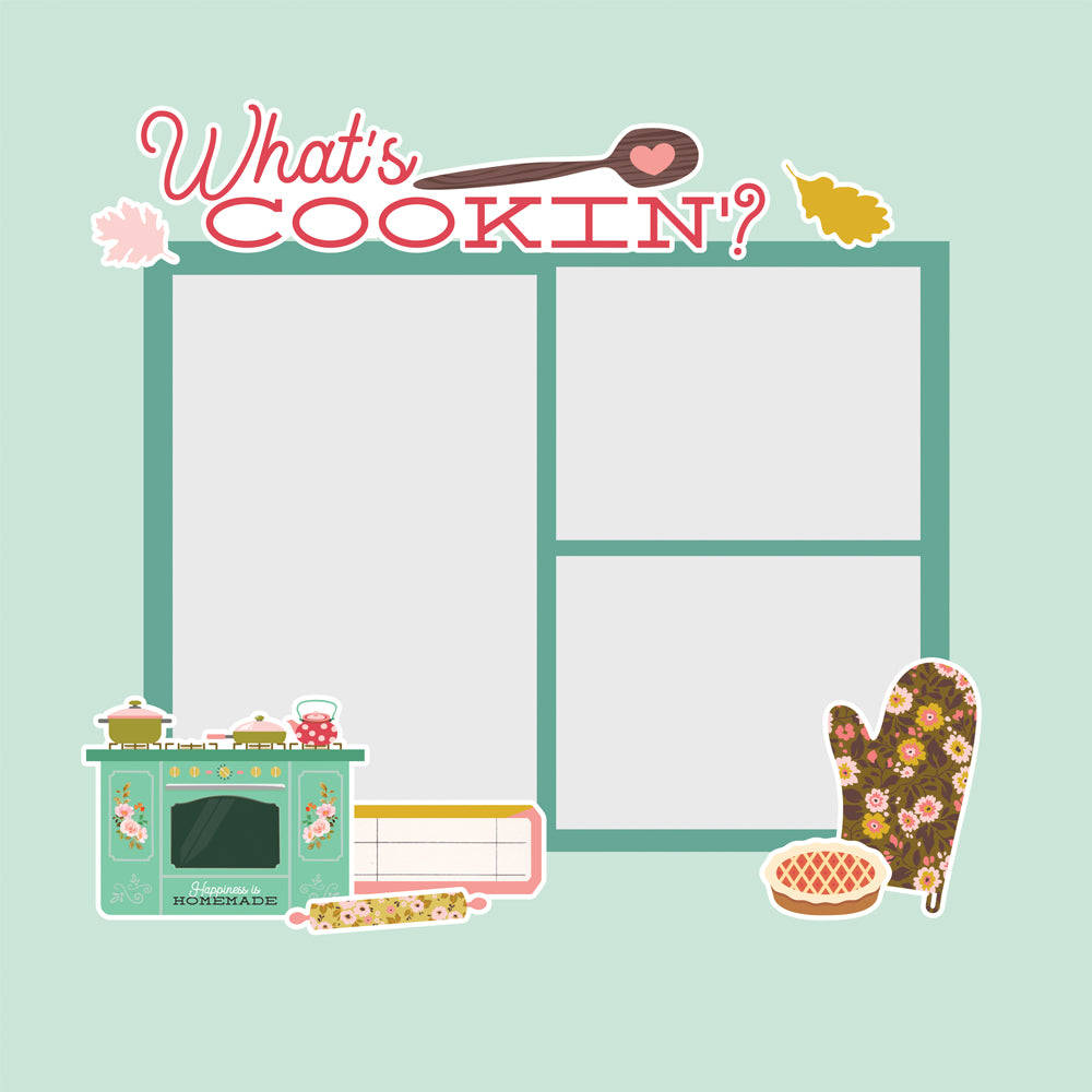 Simple Stories WHAT’S COOKIN’ Page Pieces 16pc