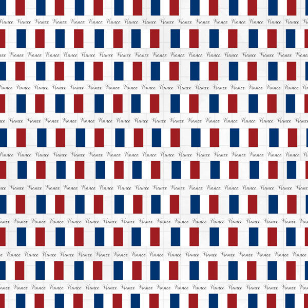 Scrapbooksrus FRANCE ADVENTURE 12”X12” Scrapbook Kit