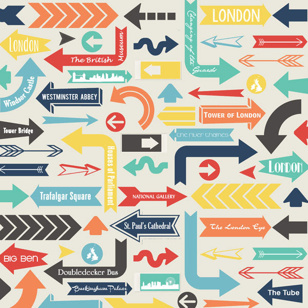 Scrapbooksrus LONDON BIG 12”X12” Scrapbook Kit