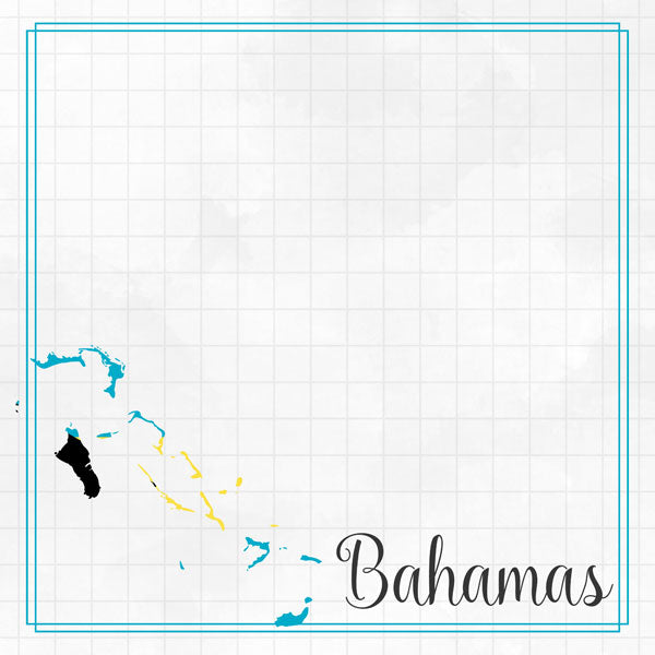Scrapbooksrus BAHAMAS VACAY 12”X12” Scrapbook Kit