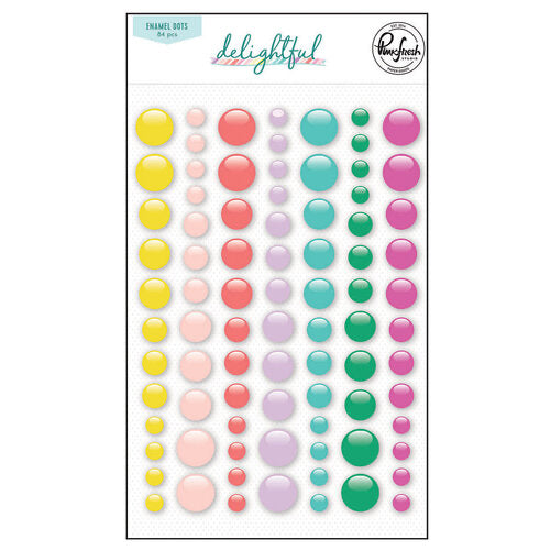 Pinkfresh Studio Delightful ENAMEL DOTS 84pc