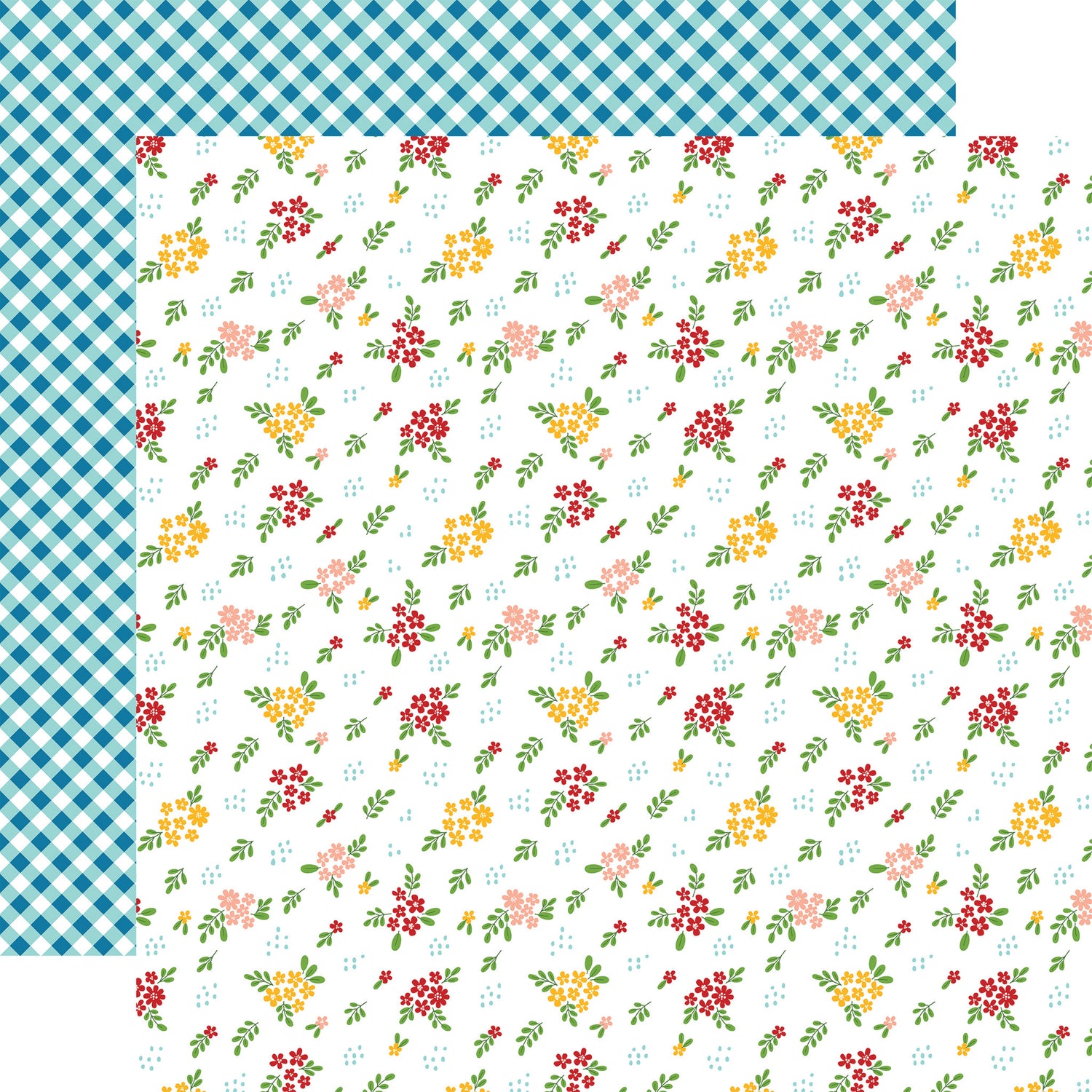 Echo Park FUN ON THE FARM 12”x12” Scrapbook Paper