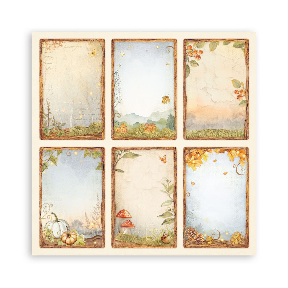 Stamperia Whispering Woods MAXI PAD 12"X12" Scrapbook Paper Pack