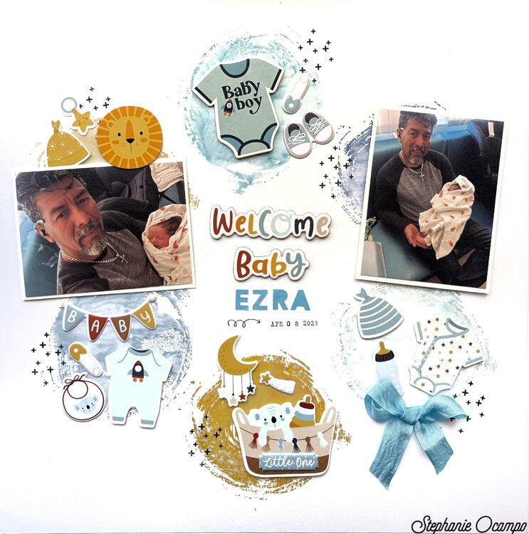Echo Park Baby On Board IT’S A BOY 12"X12" Collection Kit