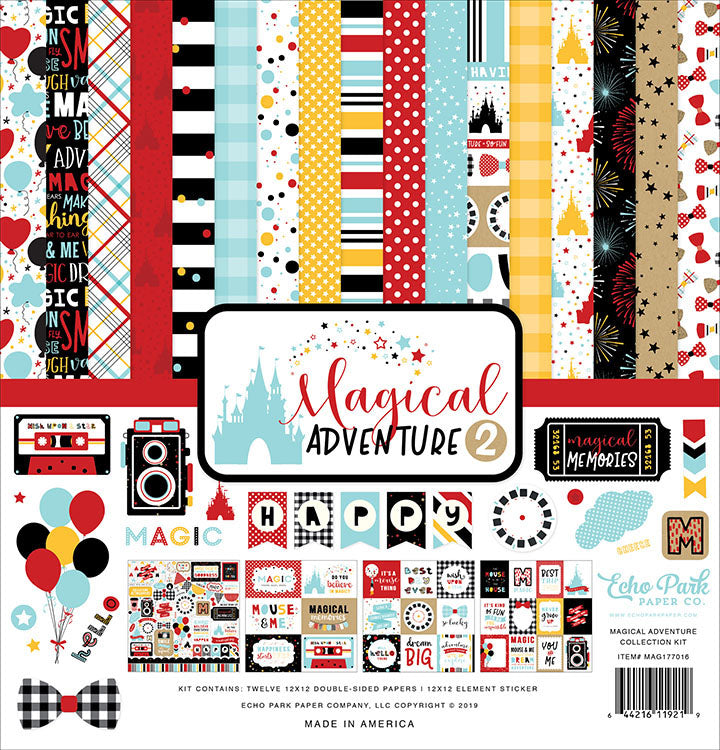 Echo Park MAGICAL ADVENTURE 2 12"X12" Scrapbook Collection Kit