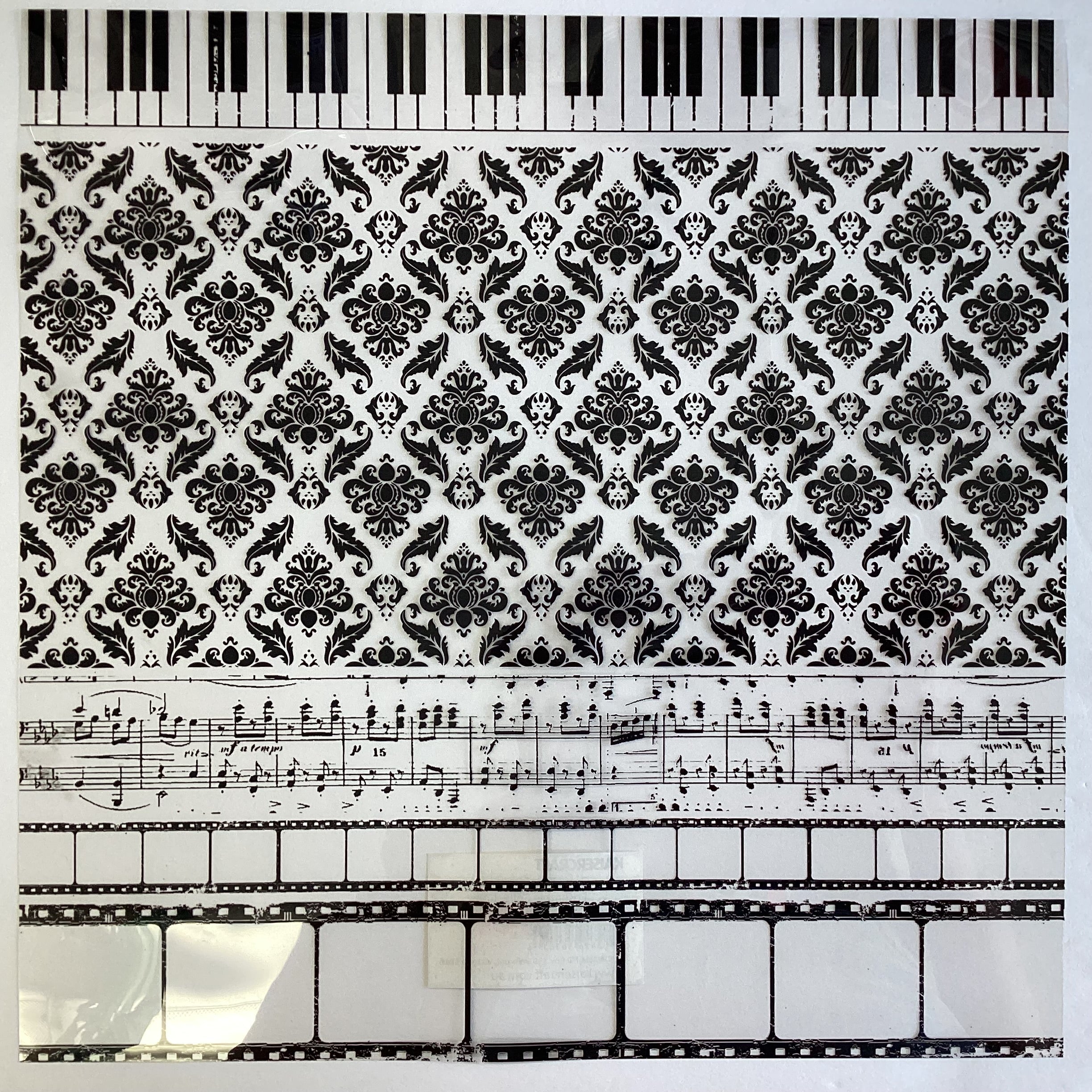 Kaisercraft VELVET ENSEMBLE THEATRE Transparency 12"X12" Clear