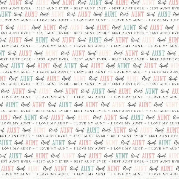 AUNT PRIDE 12"X12" Scrapbook Customs Paper