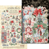 Graphic 45 DECK THE HALLS Ephemera Assortment 70pc