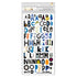 Vicki Boutin THICKERS DISCOVER + CREATE Foil Chipboard Letter Stickers 184pc
