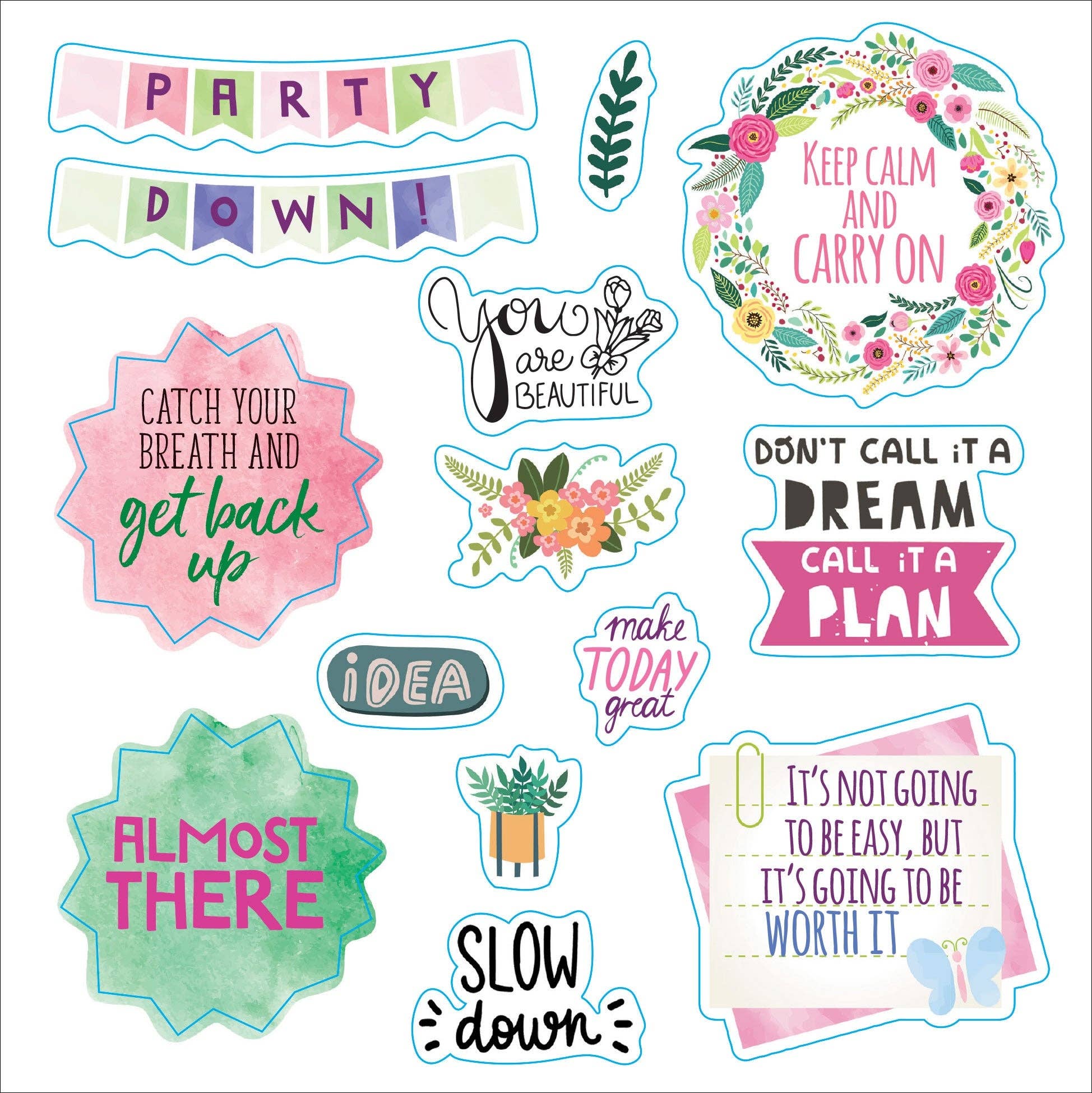 Peter Pauper WHATEVER YOU SAY! A Words and Phrases Sticker Book