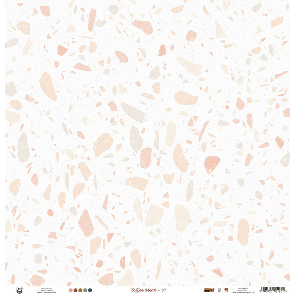 P13 COFFEE BREAK 07 12"X12" Breakfast Scrapbook Paper Scrapbooksrus LasVegas