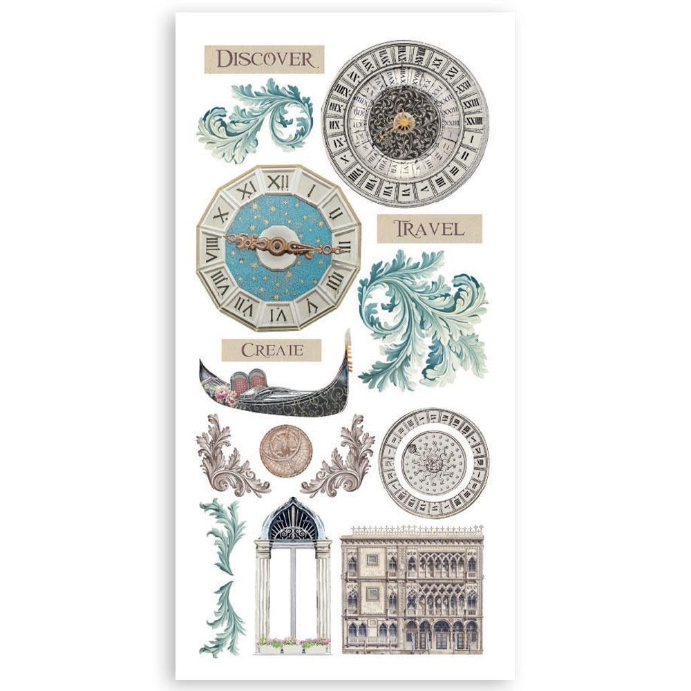 Stamperia VENICE CITY OF ART 6”X12” Paper Cutouts