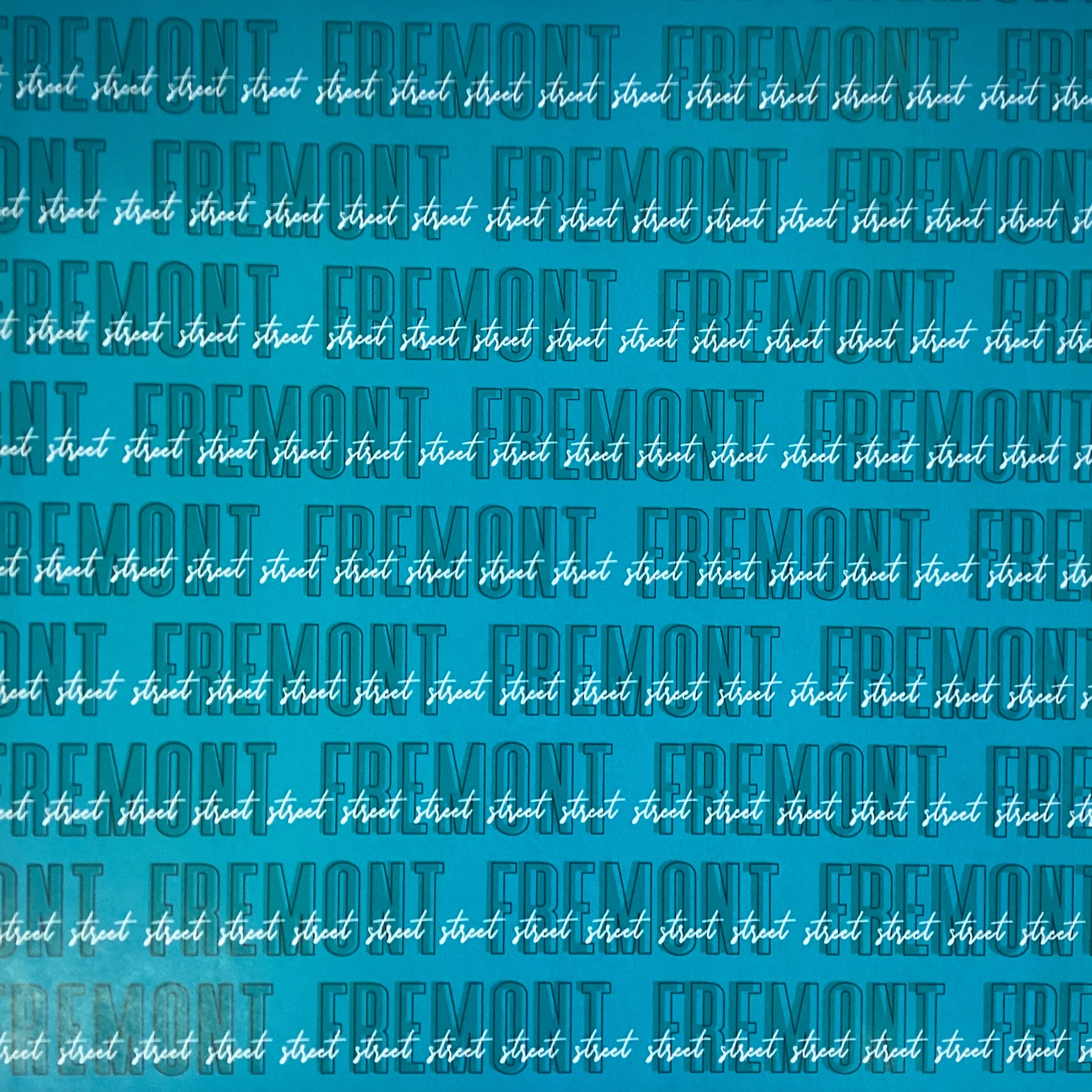 Scrapbooksrus BLOCK SCRIPT 12X12 Scrapbook Paper Fremont