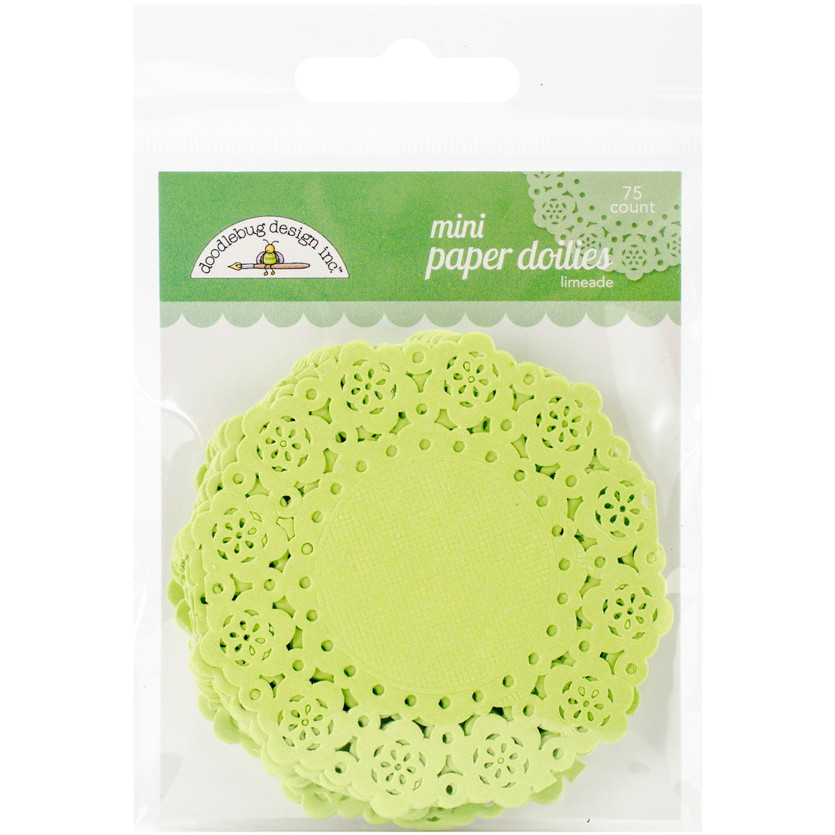 Doodlebug MINI PAPER DOILIES Doily 75 Count