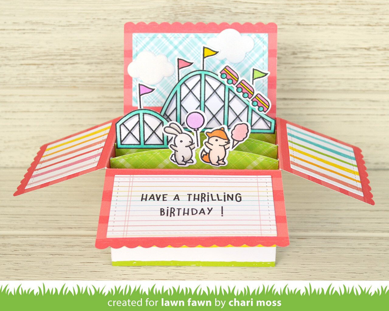 Lawn Fawn COASTER CRITTERS Stamp & Die Set