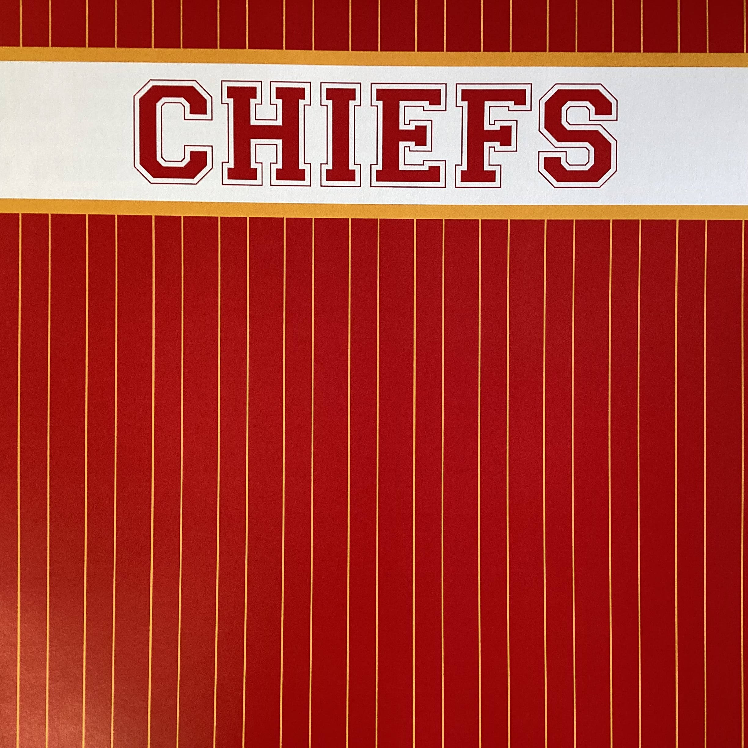 Scrapbooksrus CHIEFS FOOTBALL 12"X12" Scrapbook Paper Kit 12 Sheets