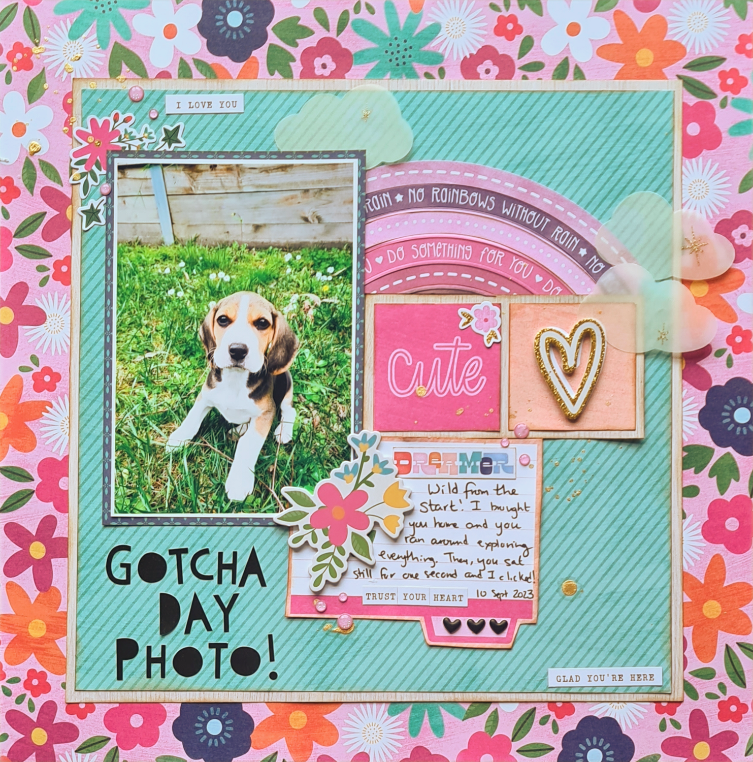 Shimelle REASONS TO SMILE 6”X8” Paper Pad 36pc