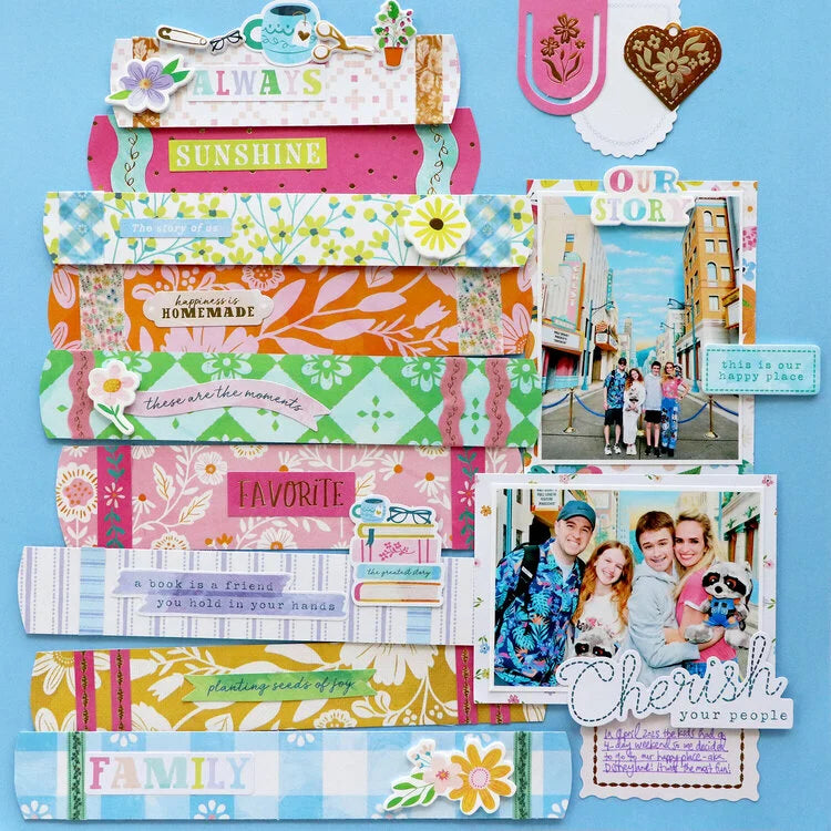 Paige Evans HAPPY HAVEN Washi Tape Rolls 8pc