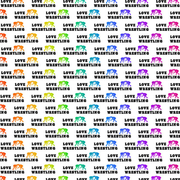 Neon Sports WRESTLING KIT 12"X12" Scrapbook Paper 12 Sheets