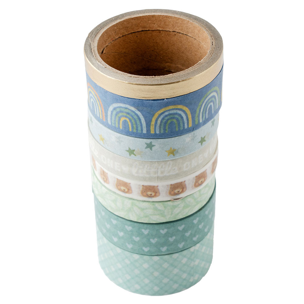 American Crafts HELLO LITTLE BOY Washi Tape 8 Rolls