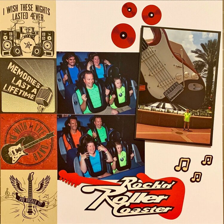 Reminisce ROCKSTAR 12"X12" Scrapbook Kit 9pc