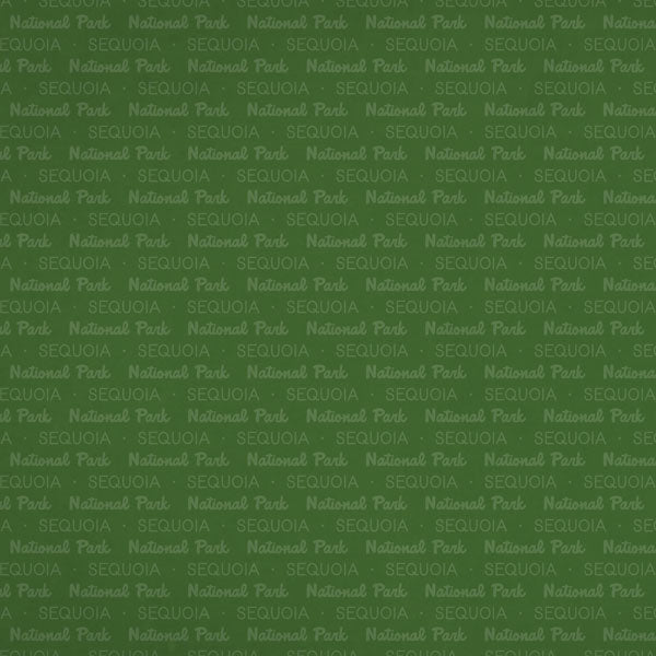 Scrapbook Customs NATIONAL PARK MAP AND WORDS 12"X12" Scrapbook Paper