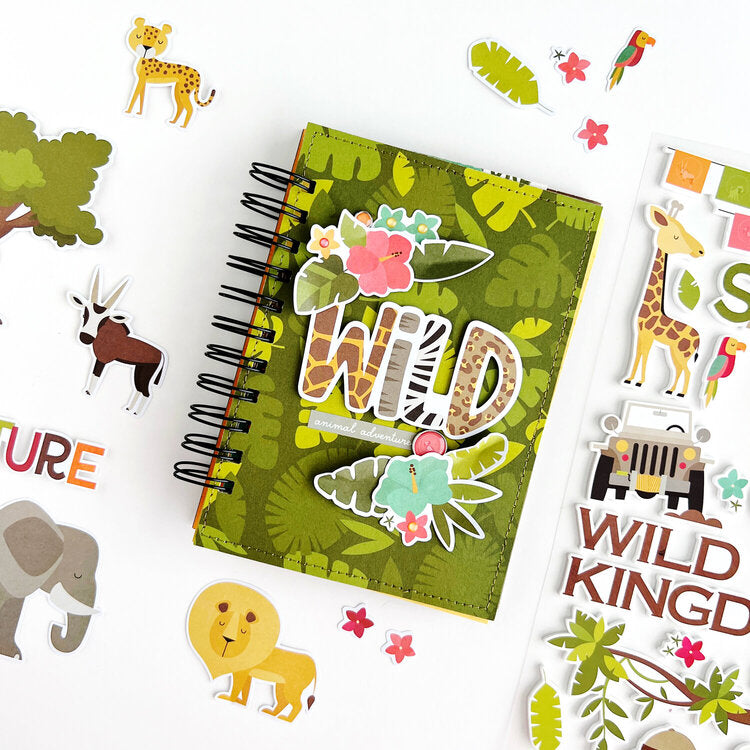 Simple Stories SAY CHEESE WILD Foam Stickers 44pc