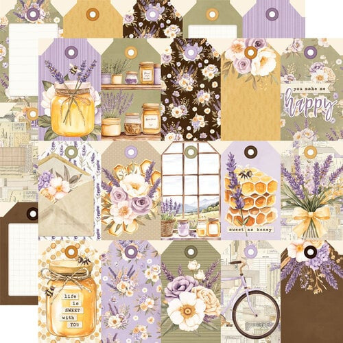 Simple Stories SIMPLE VINTAGE LAVENDER FIELDS 12"X12" Collection Kit