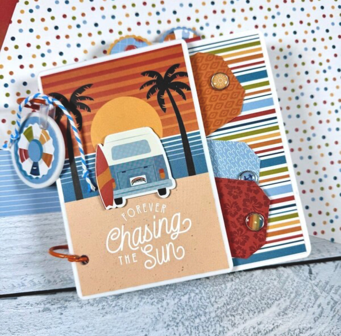 Echo Park SUMMER VIBES Collection Kit 12”X12” 13pc