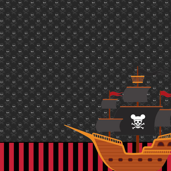 Magical PIRATES LIFE FOR ME 12"X12" Scrapbook Paper