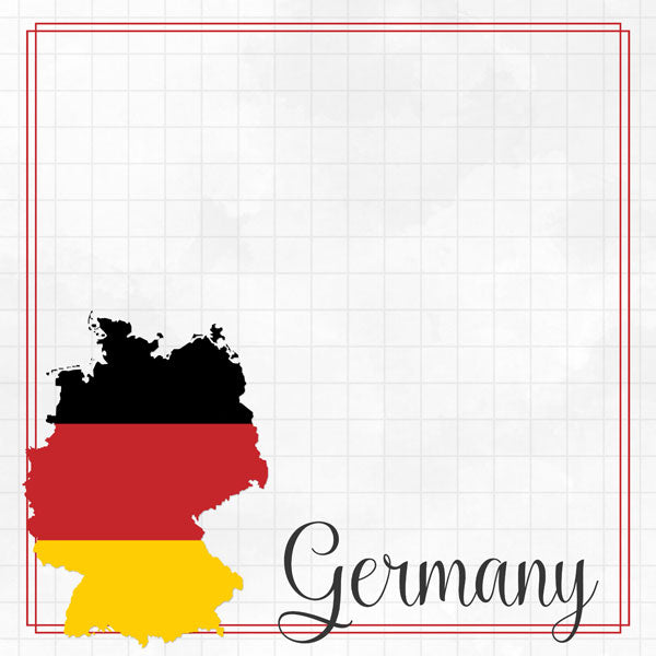 Scrapbooksrus GERMANY ADVENTURE 12”X12” Scrapbook Kit